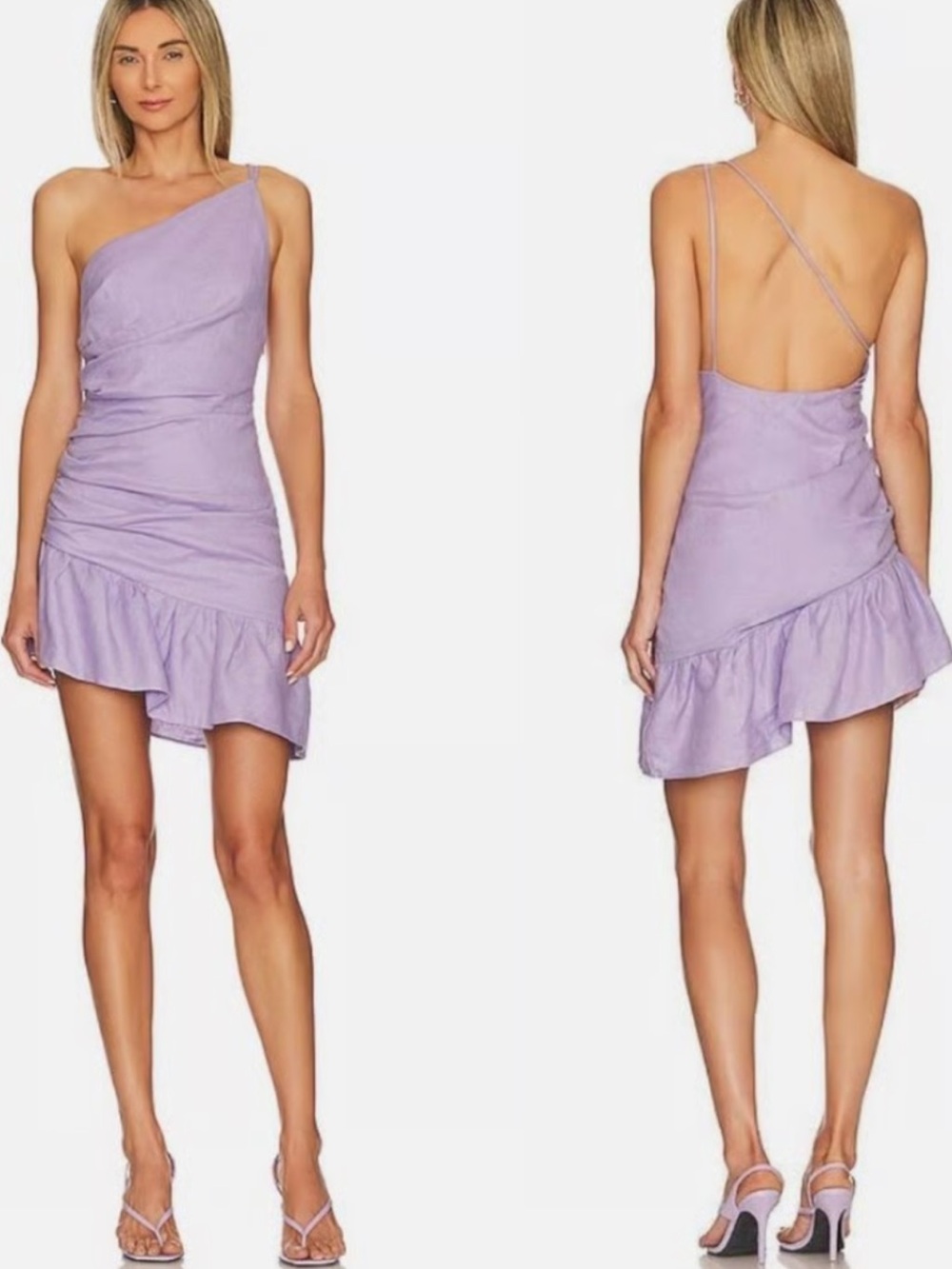 Amanda Uprichard x Revolve Kavala Dress in lilac
